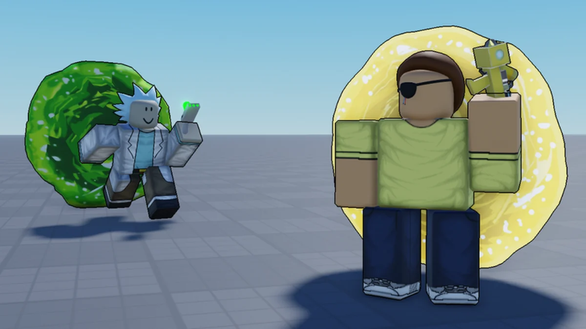 Official Portal Sandbox character and portal scene